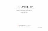 Technical Manual Excerpt - Alpolic® - Innovation ALPOLIC® Technical Manual Excerpt ALPOLIC® is an Aluminum Composite Material (ACM) for the construction industry worldwide. It is