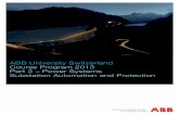 ABB University Switzerland Course Program 2013 Part 2 ... · PDF fileProtection of generators, transformers, lines and busbars ... Power Systems Substation Automation and Protection