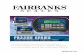 FB2255 Series Instrument Color Brochure - Fairbanks Scales · PDF fileThe FB2255 NEMA 4X stainless steel enclosure meets general food and other industrial washdown requirements. UNITS
