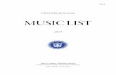 MUSIC LIST master - Christ Church St Lucia the Homily Dear Lord and Father of mankind (AHB 519) - v5 DESC/John Scott MUSIC booklet after the Prayers Thou shalt know him – Mark Sirett