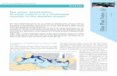WATER - Plan Bleu · PDF fileIn Morocco, the Office National de l’Eau Potable (National Drinking Water Utility) envisions the construction of a desalination plant of 9000