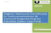 Higher National Certificate in Instrumentation & … learning engineering...Higher National Certificate in Instrumentation & Control Engineering by Flexible Open Learning Version32015