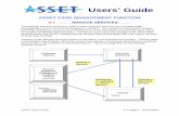 ASSET Users’ Guide - Wisconsin Department of Workforce ... · PDF fileASSET Users’ Guide 3-7 Page 1 ... the ASSET designs include several internal and page ... Actual Service Open