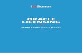 ORACLE LICENSING - iQuateiquate.com/wp-content/uploads/2016/03/SB-oracle-licensing-march... · Oracle databases and middleware deployed on your network and in ... Virtualization and