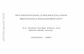 REFERENCE DESIGN REPORT ILC Global Design E ort · PDF fileINTERNATIONAL LINEAR COLLIDER REFERENCE DESIGN REPORT ILC Global Design E ort and World Wide Study arXiv:0712.1950v1 [ ]