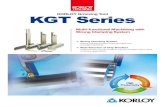 KORLOY Grooving Tool KGT Series News/KGT Series (New).pdf · KORLOY Grooving Tool ... Alloy steel Stainless Strong cutting edge ... Carbon steel Alloy steel Stainless Cast iron Tube