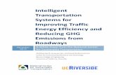 Intelligent Transportation Systems for Improving … Transportation Systems for Improving Traffic Energy Efficiency and Reducing GHG Emissions from Roadways November 2015 A White Paper