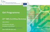 ISA Programme  and its -  · PDF fileISA Programme th XBRL Eurofiling Workshop ... Model] are also subject to ...
