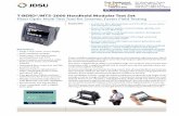 T-BERD®/MTS-2000 Handheld Modular Test · PDF fileT-BERD®/MTS-2000 Handheld Modular Test Set Fiber Optic Multi-Test Tool for Smarter, ... metro and enterprise ... T -BERD/MTS-2000