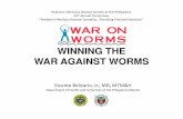WINNING THE WAR AGAINST WORMS - · PDF fileWINNING THE WAR AGAINST WORMS Vicente Belizario, Jr., ... Map of Masbate province showing the selected municipalities: Aroroy (red), Cawayan