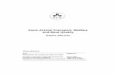 FARM ANIMAL TRANSPORT, WELFARE AND MEAT QUALITY · PDF fileFarm Animal Transport, Welfare . and Meat Quality . Sophie Atkinson . ... include loading and unloading procedures, ... In