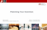 Patenting Your Invention - Hellas · PDF filePatenting Your Invention ... Plant or animal varieties ... interaction between the program (software) and the computer (hardware)
