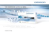 CX-Server LITe & OPC - · PDF fileCX-Server OPC gives you total freedom in the selection of visualization software, while ensuring total connectivity and interoperability between devices,