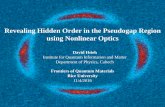 Revealing Hidden Order in the Pseudogap Region using ... · PDF fileRevealing Hidden Order in the Pseudogap Region using Nonlinear Optics ... 460, 159 (2015) ... (per planar Cu atom)