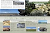 The role of geology in Ireland’s · PDF fileThe role of geology in Ireland’s coastline ... place before work begins to ensure geological heritage ... down of the land by the sea