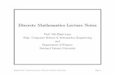 Discrete Mathematics Lecture Notes - National Taiwan …lyuu/dm/2012/20120223.pdf ·  · 2012-02-25Discrete Mathematics Lecture Notes ... [Harvard] college, there was not a single