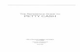 Ref Guide Petty cash 0408 - Perelman School of Medicine Petty cash Voucher Slip 31 Appendix B – Sample Replenishment 34 ... Identifying the 26-digit account number allocable to the