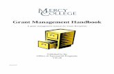 Grant Management Handbook - Mercy College Management Handbook ... Payment Voucher for Non-Employees ... Sample Grant Budget Expenditure Organizer ...