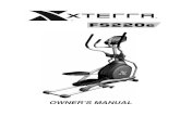 OWNER’S MANUAL - XTERRA Fitness - Your Fitness … you for your purchase of this quality elliptical trainer from Xterra. Your new elliptical has been manufactured by one of the leading