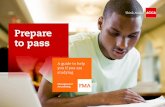 Prepare to pass - ACCA  · PDF filePrepare to pass A guide to help you if you are ... with the free resources ... example passcards or pocket notes to help