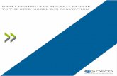 draft contents of the 2017 update to the OECD Model Tax ... · PDF fileThis note includes the draft contents of the next update to the OECD Model Tax Convention (the 2017 update) prepared