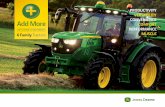 6 Family Tractors - JDParts - John Deere · PDF filewith John Deere attachments on your 6 Family of tractors. ... BW15800: 6D Series Tractors BW15535: 6015, 6020, 6030, 6030 Premium