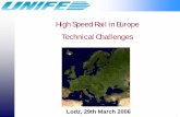 High Speed Rail in Europe Technical Challenges 29 marzec 2006/I-3... · High Speed Rail in Europe Technical Challenges ... pax-km Japan Europe ... Coupler. 13 Revisions to the Scope