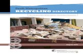 Perth Metropolitan Recycling Directory - Waste · PDF filePerth Metropolitan Recycling Directory for Construction & Demolition Secondary Resources A – Z List of Material Categories