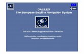 EUROPEAN COMMISSION GALILEO The European Satellite ... - European SNS.pdf · considering operational aspects. PL ... • 1 satellite per orbital plane is a ...