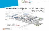 Renewable Energy in The Netherlands January 2017en-tran-ce.org/wp-content/uploads/2015/07/Renewable-Energy-in-NL... · Renewable Energy in The Netherlands January 2017 . Dr. Martien