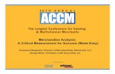 Merchandise Analysis: A Critical Measurement for …gjmassoc.com/Articles/Merchandise Analysis Made Easy.pdf · Merchandise Analysis: A Critical Measurement for Success ... (KPI)