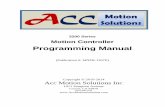 MS-Tech CNC System Connection Manual - ACC MOTION …accmotionsolutions.com/virtualoffice_files/Programming Manual of... · 4 Acc-3200 series motion controllers are developed for