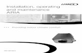 Installation, operating and maintenance ARIAwebmanuals.lennoxeurope.com/Current Products/Fan_Coil_Units/Aria... · Installation, operating and maintenance ARIA-IOM ... Disconnect