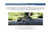 Evaluation of potential differences in catch and length ... · PDF fileJulianne Harris, Courtney Newlon. U.S. Fish and Wildlife Service ... adfluvial, anadromous, and resident; often