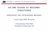 EN 1996 DESIGN OF MASONRY STRUCTURES - Eurocodeseurocodes.jrc.ec.europa.eu/doc/WS2009/3_pm_Watt.pdf · Dissemination of information for training – Brussels, 2-3 April 2009 1 EUROCODE