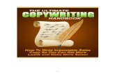 The Ultimate Copywriting Handbook - Target Copytarget-copy.com/wp-content/uploads/The-Ultimate-Copywriting... · following achieve of sales letters from the late Gary Halbert: ...