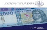 NEW FORINT BANKNOTES - MNB · PDF fileforint banknote – security features 2017 BOCHURE NEW FORINT BANKNOTES HUN G AR IAN L EG AL T EN D ER