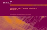 Science in Primary Schools, Phase 2 - ncca.ie · PDF fileScience in Primary Schools, Phase 2 Janet Varley, Clíona Murphy, Órlaith Veale. Report commissioned by the National Council
