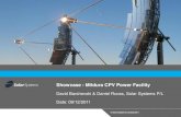 Showcase - Mildura CPV Power Facility - APVIapvi.org.au/sites/default/files/documents/PV Utility/Grid PV event... · Showcase - Mildura CPV Power Facility ... the Silex Solar technology