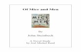 Of Mice and Men - Reed Novel Studies · PDF fileIdentifying parts of speech 4. ... The protagonist in most novels features the main character or “good guy”. ... Of Mice and Men