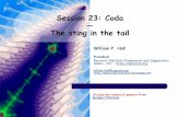 Session 23: Coda The sting in the   23: Coda — The sting in the tail William P. Hall President Kororoit Institute Proponents and Supporters Assoc., Inc. -