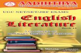 UGC NET/SET/JRF EXAMS English Literature · PDF fileLITERARY THEORY & CRITICISM English Literature UGC NET/SET/JRF EXAMS ... a notion that arises from I. A. Richards's distinction