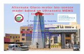 Alternate Gluco-meter bio-sensor model based on Ultrasonic ... · PDF fileAlternate Gluco-meter bio-sensor model based on Ultrasonic MEMS transceivers ... Using a Lightweight Cymbal