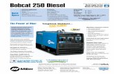 Bobcat 250 Diesel - All Categories On Sutton - Sutton …welding.suttongarten.com/Asset/Engine-Drive-Bobcat-250D.pdfBobcat 250 Diesel Diesel Engine-Driven Welder/AC Generator Issued