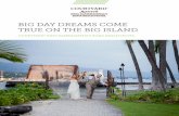 BIG DAY DREAMS COME TRUE ON THE BIG ISLAND · PDF filebig day dreams come true on the big island courtyard ® king kamehameha s kona beach hotel