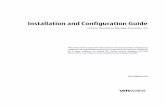 Installation and Configuration Guide - · PDF fileInstallation and Configuration Guide vCenter Operations Manager Enterprise 5.0 This document supports the version of each product