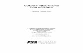 COUNTY INDICATORS FOR ARIZONAwpcarey.asu.edu/sites/default/files/uploads/research/... · COUNTY INDICATORS . FOR ARIZONA ... Arizona State University began an initiative to measure