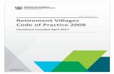 Retirement Villages Code of Practice · PDF fileNew Zealand This document is ... 27 Procedures applying to annual and special general meetings 25 ... RETIREMENT VILLAGES CODE OF PRACTICE