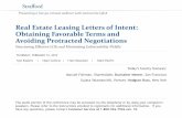 Real Estate Leasing Letters of Intent: Obtaining …media.straffordpub.com/products/real-estate-leasing...Real Estate Leasing Letters of Intent: Obtaining Favorable Terms and Avoiding