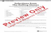 YOUNG BAND Grade 2 Selections from The Rolling … Rolling Stones are one of the most infl uential and long-lived bands in the history of rock & roll. Selections from The Rolling Stones